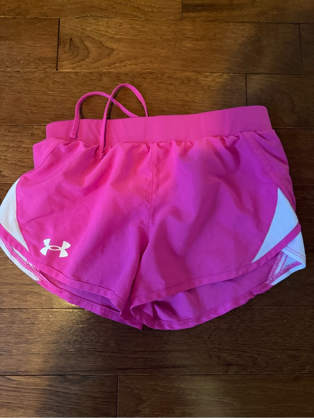 Under Armour Pink Kids Athletic Shorts